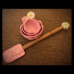Silicon Measuring Cups and Spatula